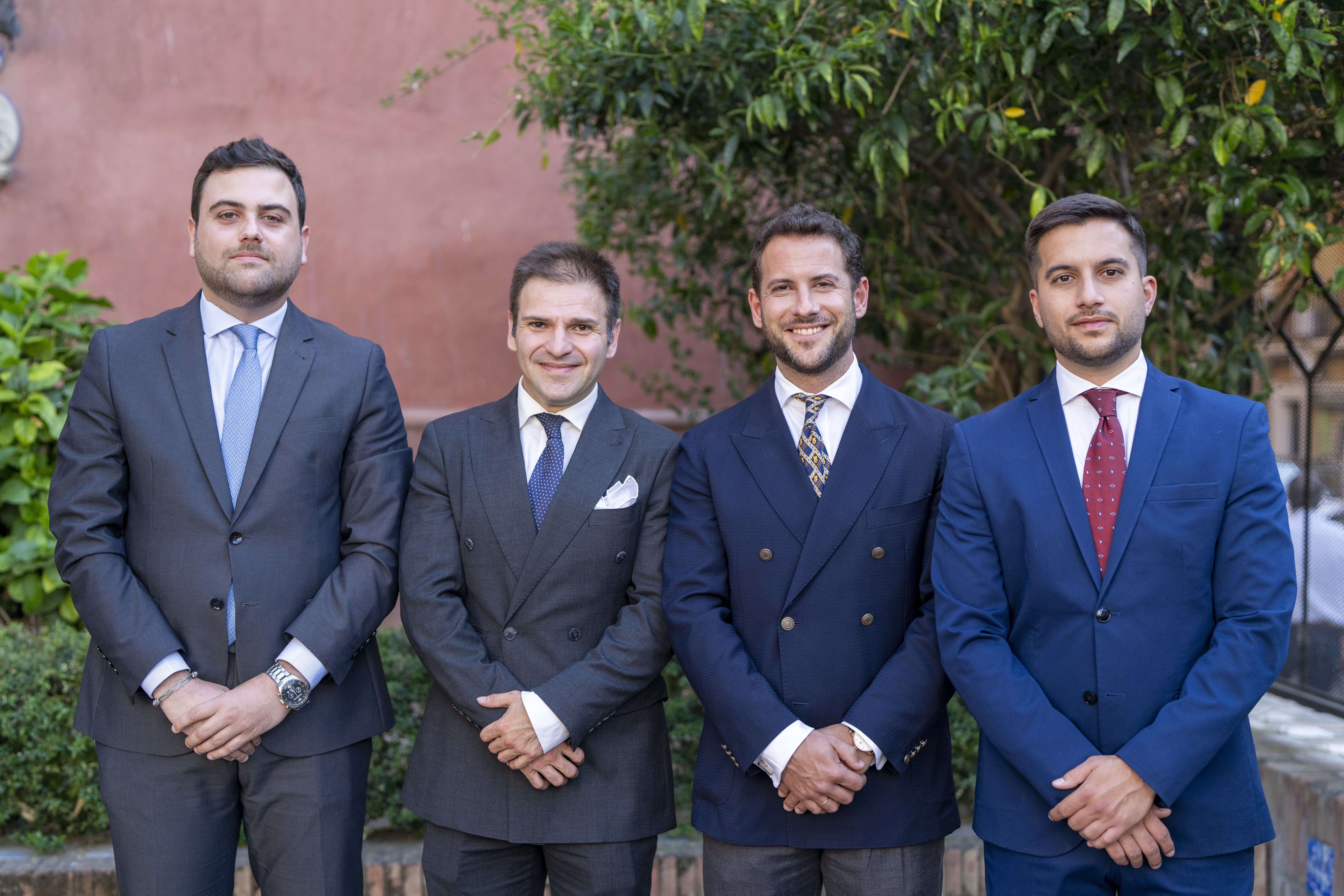 Emilio Jaén Morente (Candidato a Consiliario V), Raúl García García (Candidato a Prioste II), José González Enríquez (Candidato a Prioste I), Fermín Lazpiur Santos (Candidato a Consiliario IV)